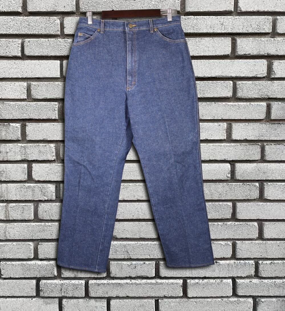 Vintage L.L. Bean Made in USA Blue Denim Jeans Women's Size 16 Deadstock